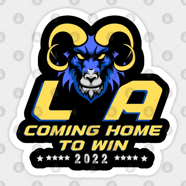 LA Rams FOOTBALL - WINNERS Sticker by J_Joseph_Designs